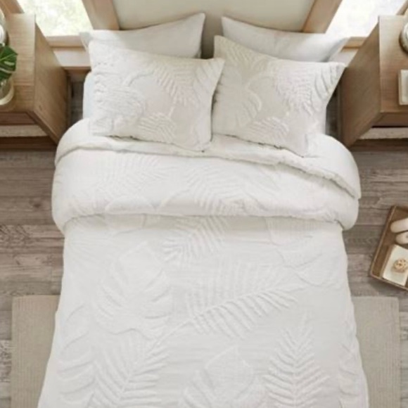 Madison Park Other - Madison Park Ceiba Tufted Cotton Chenille Duvet Cover Set Queen